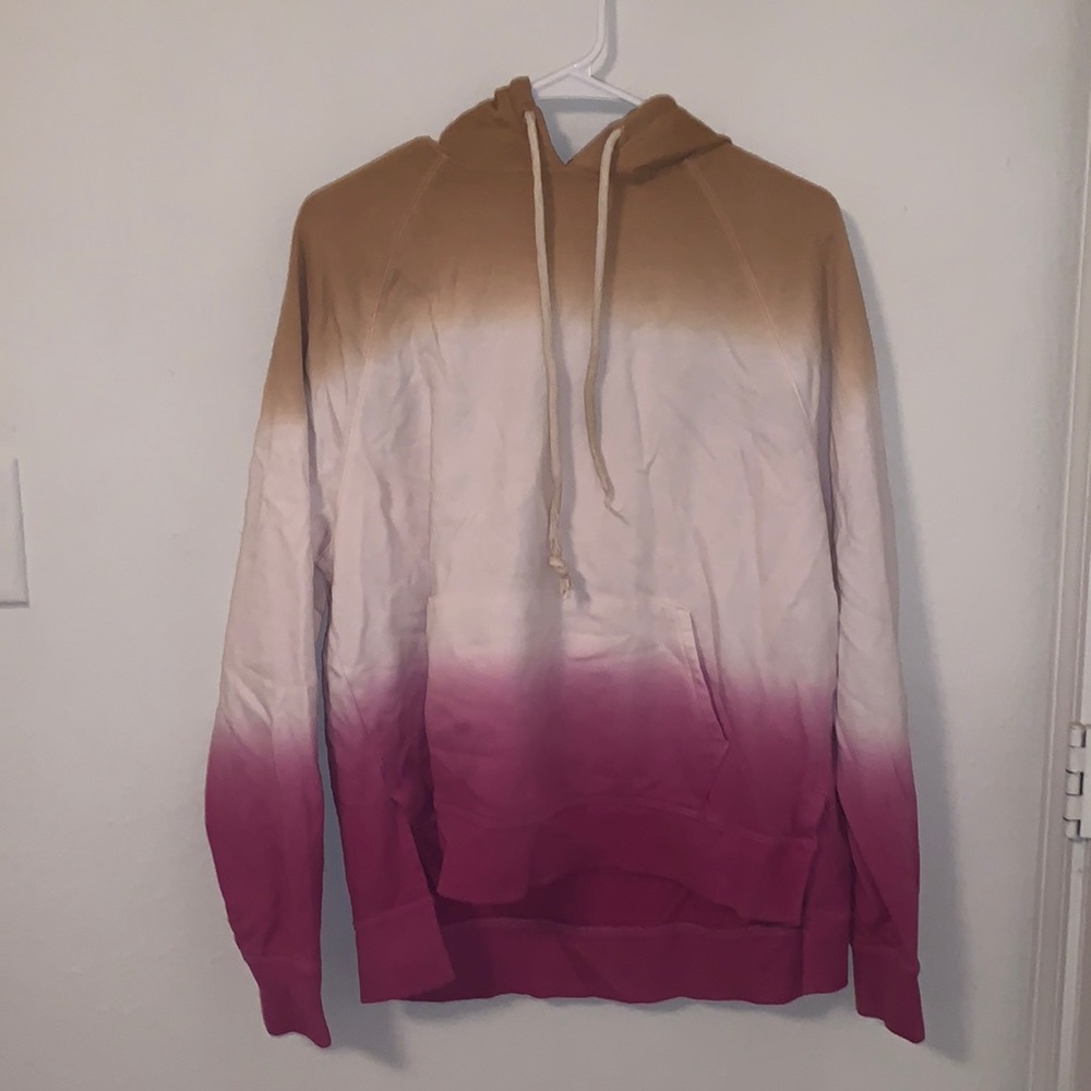 Ombré hoodie - yellow cream pink universal threads hoodie - size L 🤩
